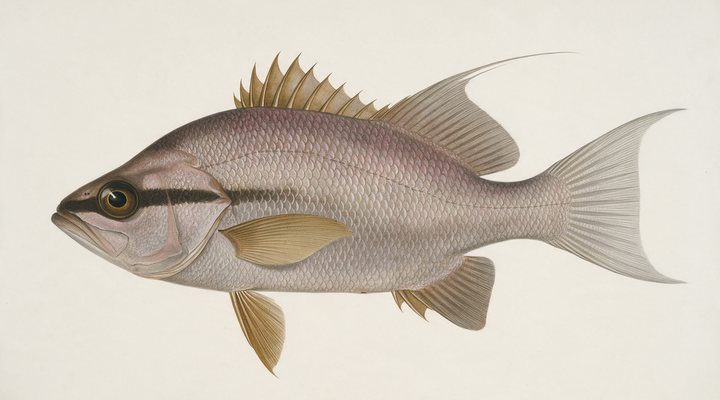 West Australian dhufish field-guide illustration